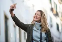 Ilustrasi Foto Selfie