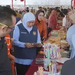Pasar Murah di halaman Balai Desa Batuputih Laok