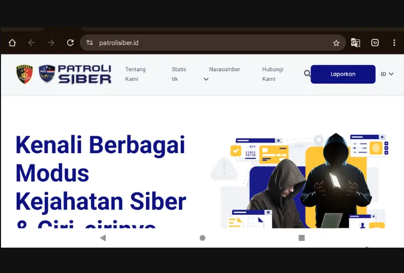 Ilustrasi Patroli Siber