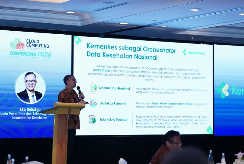 Eko Sulistijo Kepala Pusat Data dan Teknologi Informasi Kementerian Kesehatan Republik Indonesia