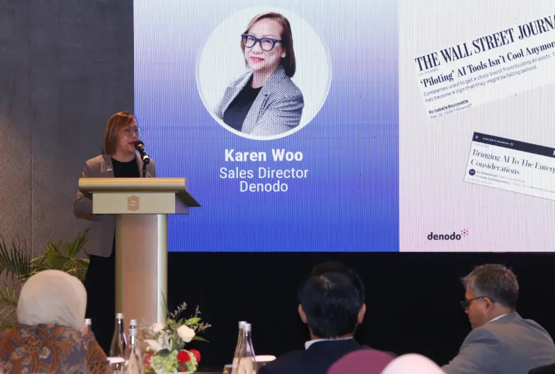 Karen Woo, Sales Director Public Sector ASEAN, dalam Acara CDO CIO Summit 2026