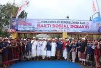 Peresmian Posko Layanan di Kawasan Pura Agung Besakih