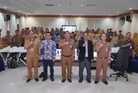 Kemendagri RI bersama Kominfo Provinsi Jawa Timur Menggelar Bimbingan Teknis di Kantor Kominfo Jatim