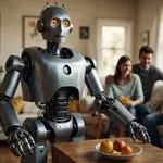 Ilustrasi Robot Humanoid