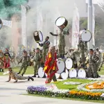 Marching Band Gemantara Dharma Praja HUT ke-81 Provinsi Jatim