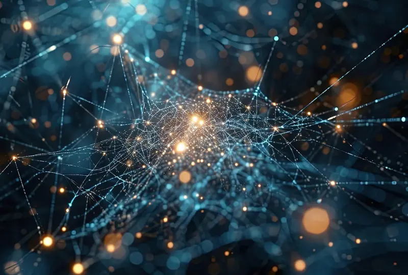 Ilustrasi Jaringan Komputer Kuantum