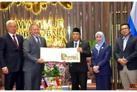 Kunjungan Chairman of the Legislative Assembly of St. Petersburg ke DPRD Jawa Timur