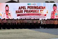Apel Peringatan Hari Pramuka ke-65