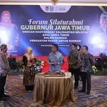 Gubernur Jawa Timur bersilaturahmi dengan warga Jatim di Kalimantan Selatan