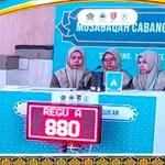 Tim Fahmil Qur’an Putri Jatim dalam Acara MTQ Nasional XXXI