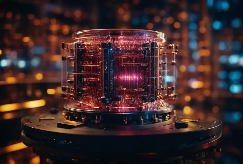 Ilustrasi Teknologi Quantum Computing