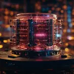 Ilustrasi Teknologi Quantum Computing