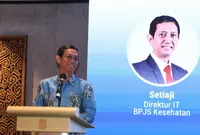 Setiaji, Direktur Teknologi Informasi BPJS Kesehatan, dalam Acara CDO CIO Summit 2026