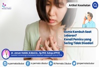 Foto seseorang yang sedang sesak napas.