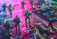 Ilustrasi Cyber-Kinetic Warfare
