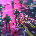 Ilustrasi Cyber-Kinetic Warfare