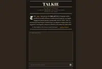Ilustrasi Talkie