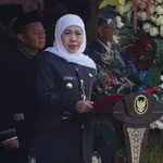 Gubernur Jatim Memimpin Upacara Peringatan Hari Jadi ke-81