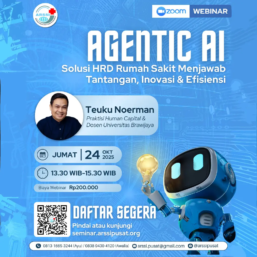 Webinar Agentic AI: Solusi HRD Rumah Sakit dalam Menjawab Tantangan, Inovasi, dan Efisiensi