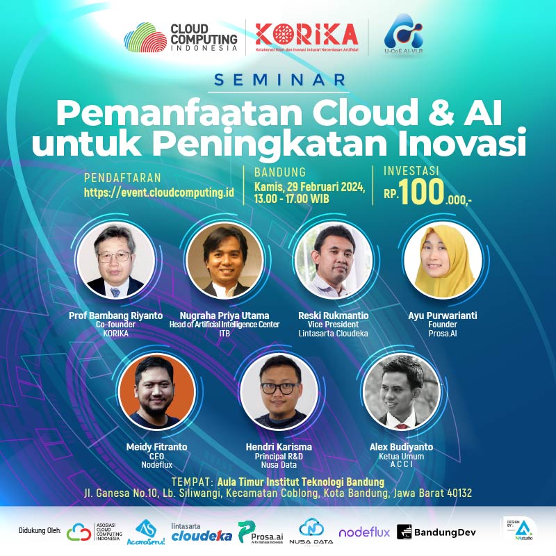 Cloud & AI Roadshow 2024 @ Bandung: Pemanfaatan Cloud & AI Untuk Peningkatan Inovasi