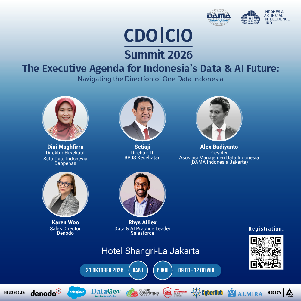 CDO|CIO Summit 2026: The Executive Agenda for Indonesia's Data & AI Future - Navigating the Direction of One Data Indonesia