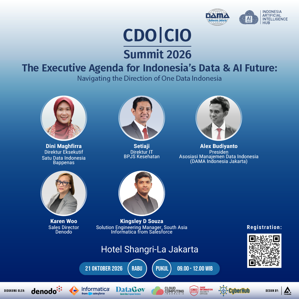 CDO|CIO Summit 2026: The Executive Agenda for Indonesia's Data & AI Future - Navigating the Direction of One Data Indonesia