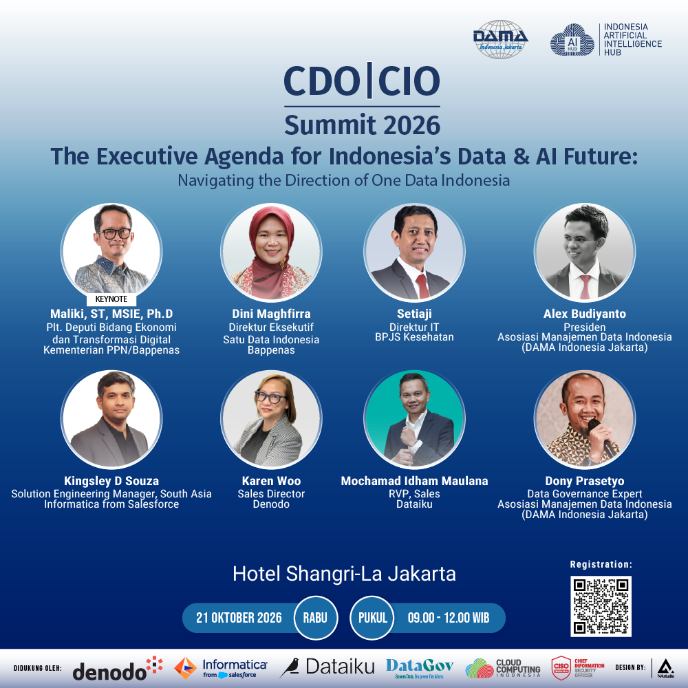 CDO|CIO Summit 2026: The Executive Agenda for Indonesia's Data & AI Future - Navigating the Direction of One Data Indonesia
