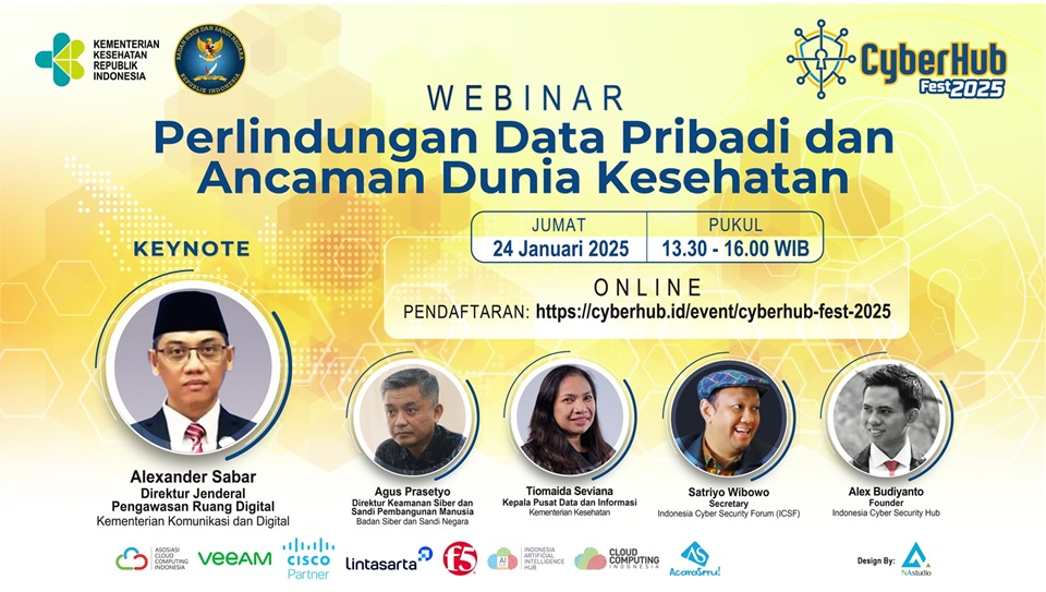 Webinar Pelindungan Data Pribadi dan Ancaman Dunia Kesehatan