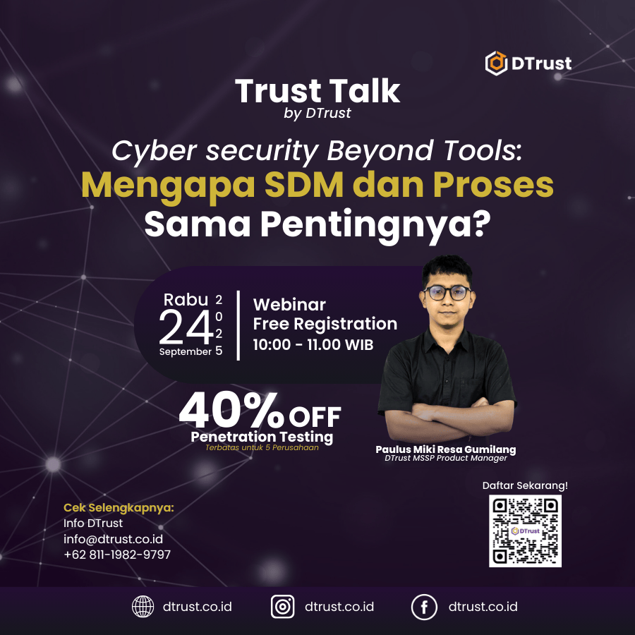 Cybersecurity Beyond Tools: Mengapa SDM dan Proses Sama Pentingnya?
