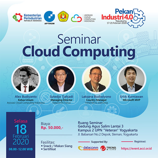 Pekan Industri 4.0 @ Yogyakarta: Seminar Cloud Computing