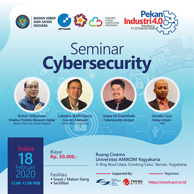 Pekan Industri 4.0 @ Yogyakarta: Seminar Cybersecurity