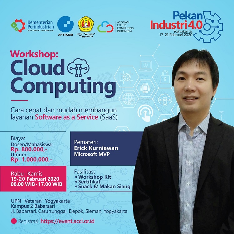 Pekan Industri 4.0 @ Yogyakarta: Workshop Cloud Computing