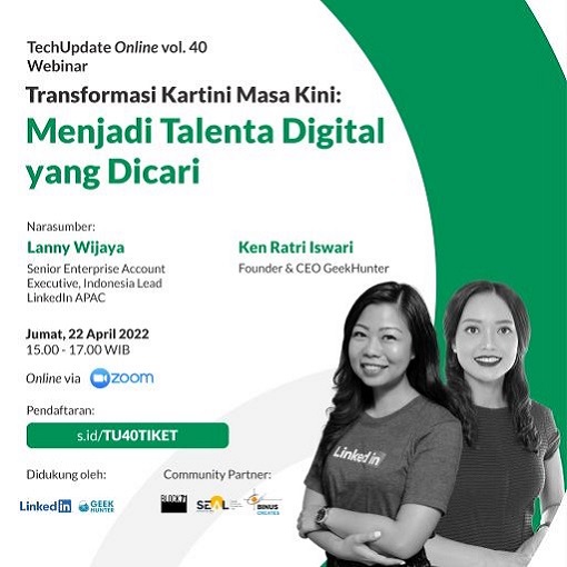 TechUpdate Vol 40 - Transformasi Kartini Masa Kini: Menjadi Talenta Digital yang Dicari